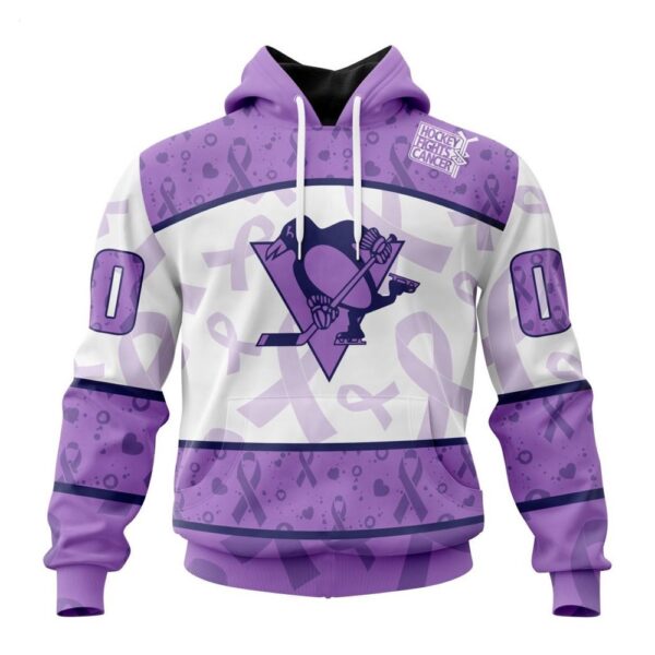 Pittsburgh Penguins Hoodie Special Lavender – Fight Cancer Hoodie