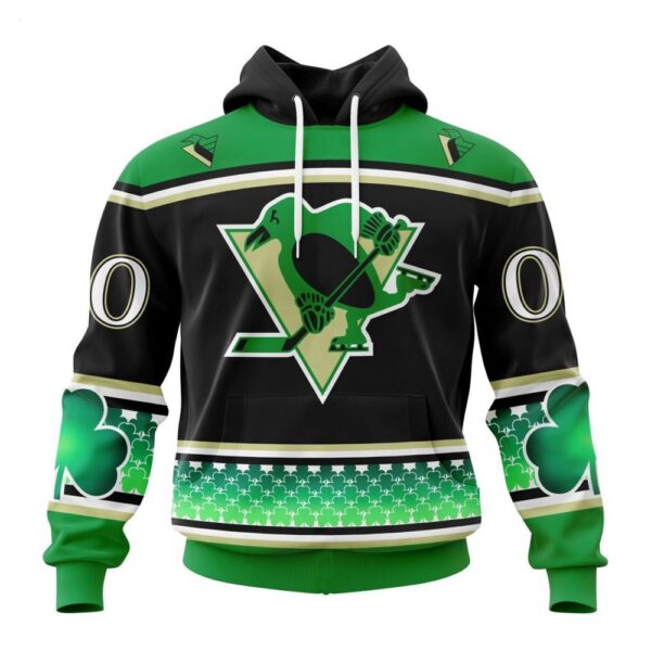 Pittsburgh Penguins Specialized Hockey Celebrate St Patrick’s Day Hoodie