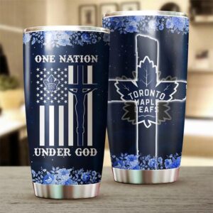 Toronto Maple Leafs One Nation Under God Tumbler 2