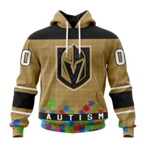 Vegas Golden Knights Hoodie Specialized Unisex Kits Hockey Fights Against Autism Hoodie 1