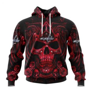 Washington Capitals Hoodie Special Design With Skull Art Hoodie 1