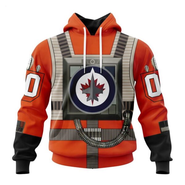Winnipeg Jets Hoodie Star Wars Rebel Pilot Design Hoodie