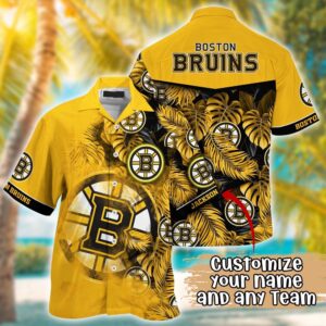 NHL Boston Bruins Summer Hawaii Shirt Custom Football Shirts 1