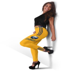 NHL Buffalo Sabres Hollow Tank Top And Leggings Set For Fans 3