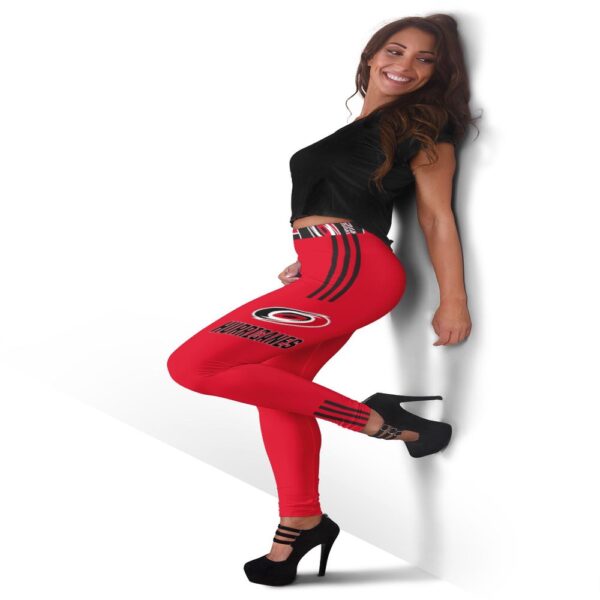 NHL Carolina Hurricanes Hollow Tank Top And Leggings Set For Fans