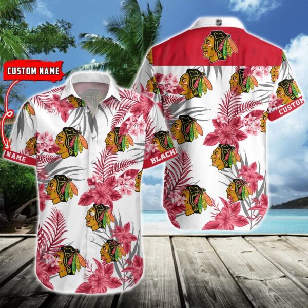 NHL Chicago Blackhawks Hawaiian Shirt Hockey Aloha Shirt For Fans