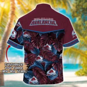 NHL Colorado Avalanche Summer Hawaii Shirt Custom Football Shirts 3