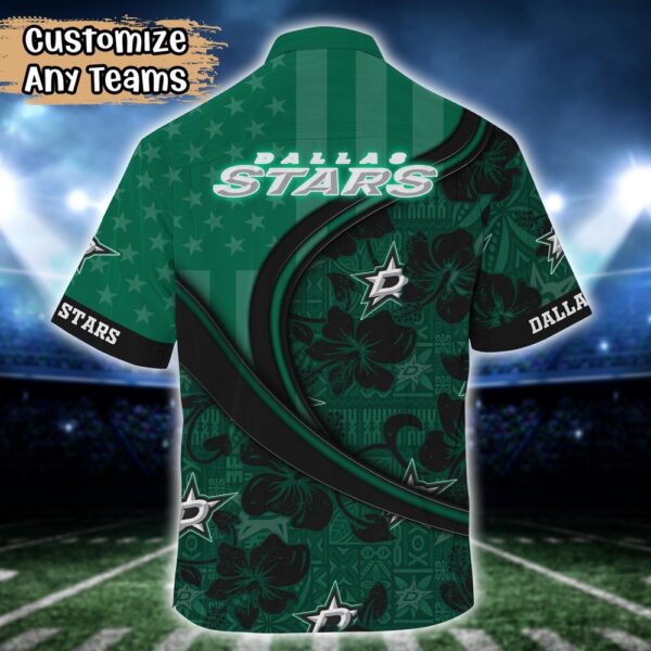 NHL Dallas Stars Summer Flower Hawaii Shirt Custom Football Shirts