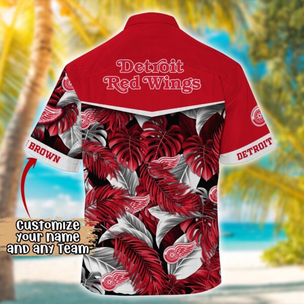 NHL Detroit Red Wings Summer Hawaii Shirt Custom Football Shirts