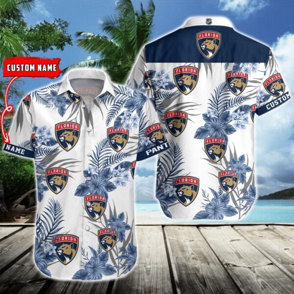 NHL Florida Panthers Hawaiian Shirt Hockey Aloha Shirt For Fans
