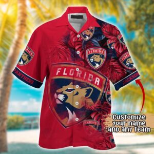 NHL Florida Panthers Summer Hawaii Shirt Custom Football Shirts 2