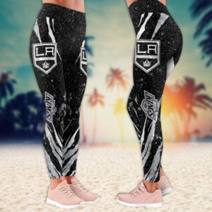 NHL Los Angeles Kings Flower Leggings Women Football Leggings For Women 2