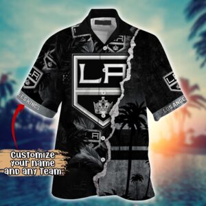 NHL Los Angeles Kings Palm Tree Hawaii Shirt Custom Summer Football Shirts 2