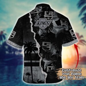 NHL Los Angeles Kings Palm Tree Hawaii Shirt Custom Summer Football Shirts 3