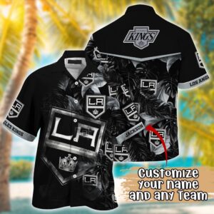NHL Los Angeles Kings Summer Hawaii Shirt Custom Football Shirts 1