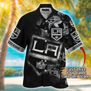 NHL Los Angeles Kings Summer Hawaii Shirt Custom Football Shirts 2