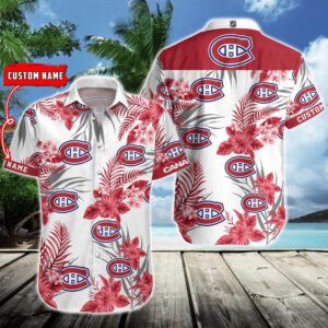 NHL Montreal Canadiens Hawaiian Shirt…