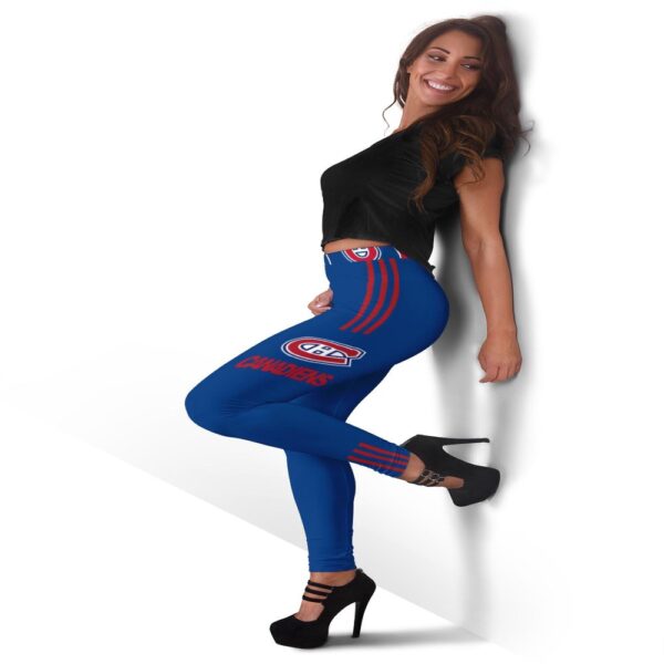 NHL Montreal Canadiens Hollow Tank Top And Leggings Set For Fans