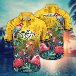 NHL Nashville Predators Flamigo Hawaii…