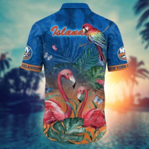 NHL New York Islanders Flamigo Hawaii Shirt Summer Football Shirts 3