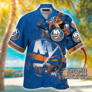 NHL New York Islanders Summer Hawaii Shirt Custom Football Shirts 2