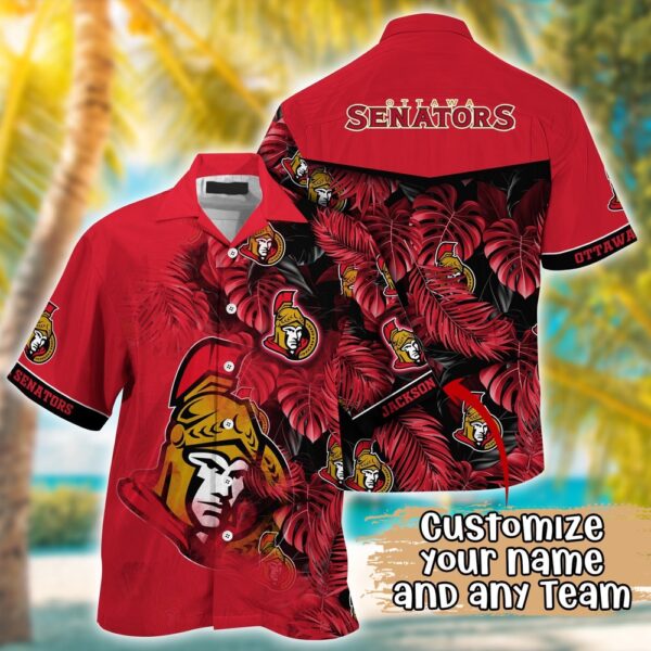 NHL Ottawa Senators Summer Hawaii Shirt Custom Football Shirts