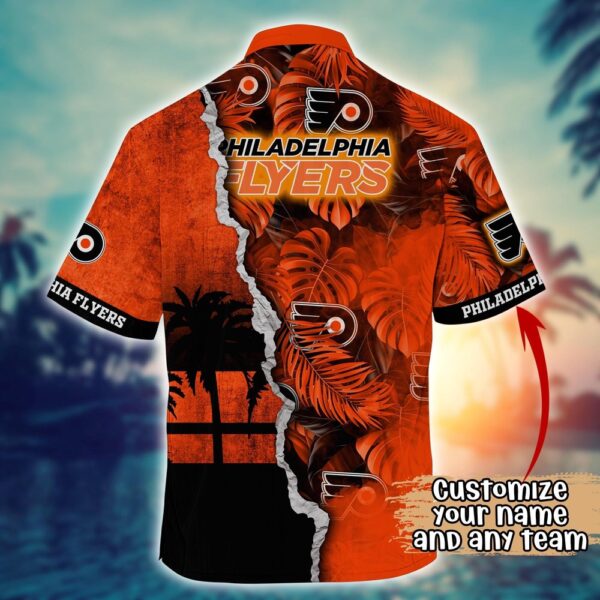 NHL Philadelphia Flyers Palm Tree Hawaii Shirt Custom Summer Football Shirts