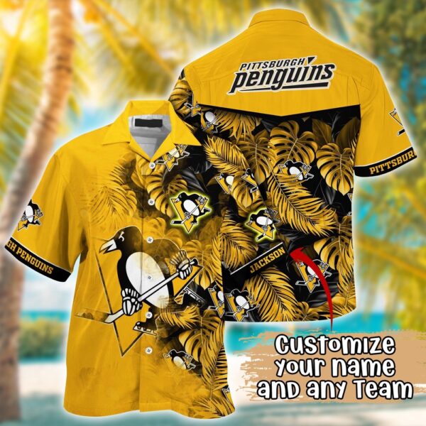 NHL Pittsburgh Penguins Summer Hawaii Shirt Custom Football Shirts