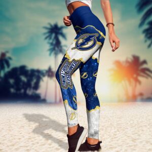 NHL Tampa Bay Lightning Summer Flower Leggings For Women 3 1