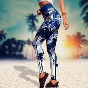 NHL Tampa Bay Lightning Summer Flower Leggings Women Football Leggings For Women 3 1