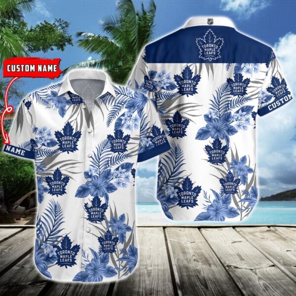 NHL Toronto Maple Leafs Hawaiian Shirt Hockey Aloha Shirt For Fans