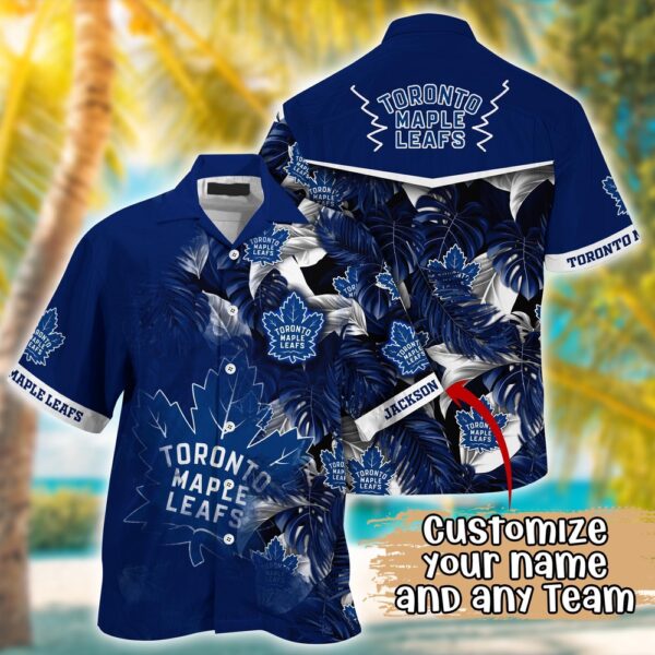 NHL Toronto Maple Leafs Summer Hawaii Shirt Custom Football Shirts
