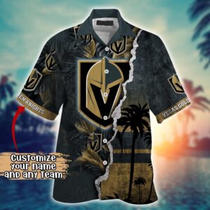 NHL Vegas Golden Knights Palm Tree Hawaii Shirt Custom Summer Football Shirts 2