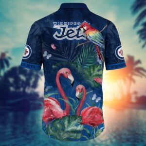 NHL Winnipeg Jets Flamigo Hawaii Shirt Summer Football Shirts 3