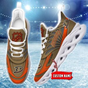 Personalized NHL Anaheim Ducks Max Soul Shoes For Hockey Fans 5