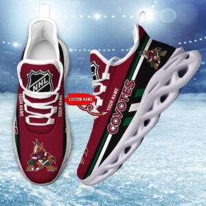 Personalized NHL Arizona Coyotes Max Soul Shoes Chunky Sneakers Perfect Gift For Fans 1