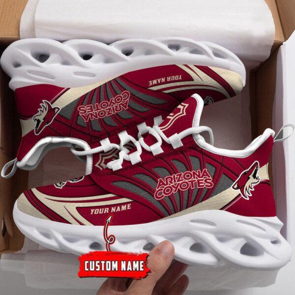 Personalized NHL Arizona Coyotes Max Soul Shoes For Hockey Fans