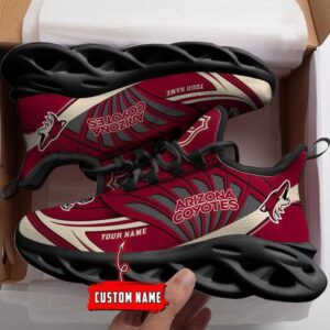 Personalized NHL Arizona Coyotes Max Soul Shoes For Hockey Fans 2