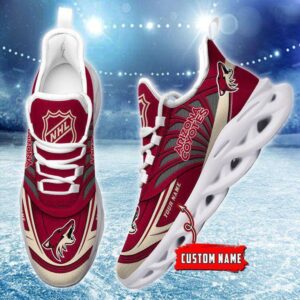 Personalized NHL Arizona Coyotes Max Soul Shoes For Hockey Fans 3