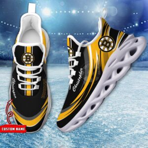 Personalized NHL Boston Bruins Max Soul Shoes Chunky Sneakers For Fans 1