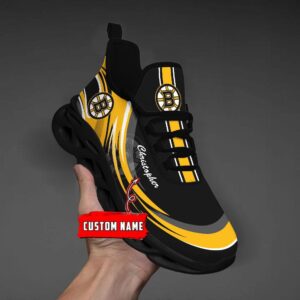 Personalized NHL Boston Bruins Max Soul Shoes Chunky Sneakers For Fans 5