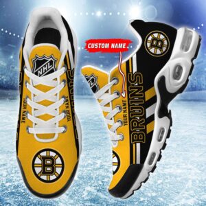 Personalized NHL Boston Bruins Max Soul Shoes Chunky Sneakers For Hockey Fans 1