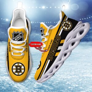 Personalized NHL Boston Bruins Max Soul Shoes Chunky Sneakers Perfect Gift For Fans 1