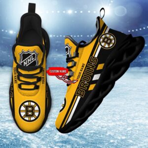 Personalized NHL Boston Bruins Max Soul Shoes Chunky Sneakers Perfect Gift For Fans 2