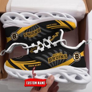 Personalized NHL Boston Bruins Max Soul Shoes For Hockey Fans 1