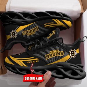 Personalized NHL Boston Bruins Max Soul Shoes For Hockey Fans 2