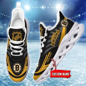 Personalized NHL Boston Bruins Max Soul Shoes For Hockey Fans 3