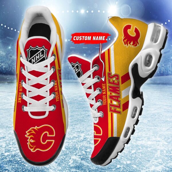 Personalized NHL Calgary Flames Max Soul Shoes Chunky Sneakers For Hockey Fans