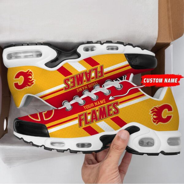 Personalized NHL Calgary Flames Max Soul Shoes Chunky Sneakers For Hockey Fans