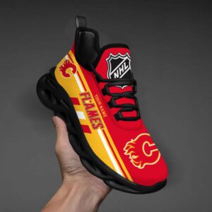 Personalized NHL Calgary Flames Max Soul Shoes Chunky Sneakers Perfect Gift For Fans 2